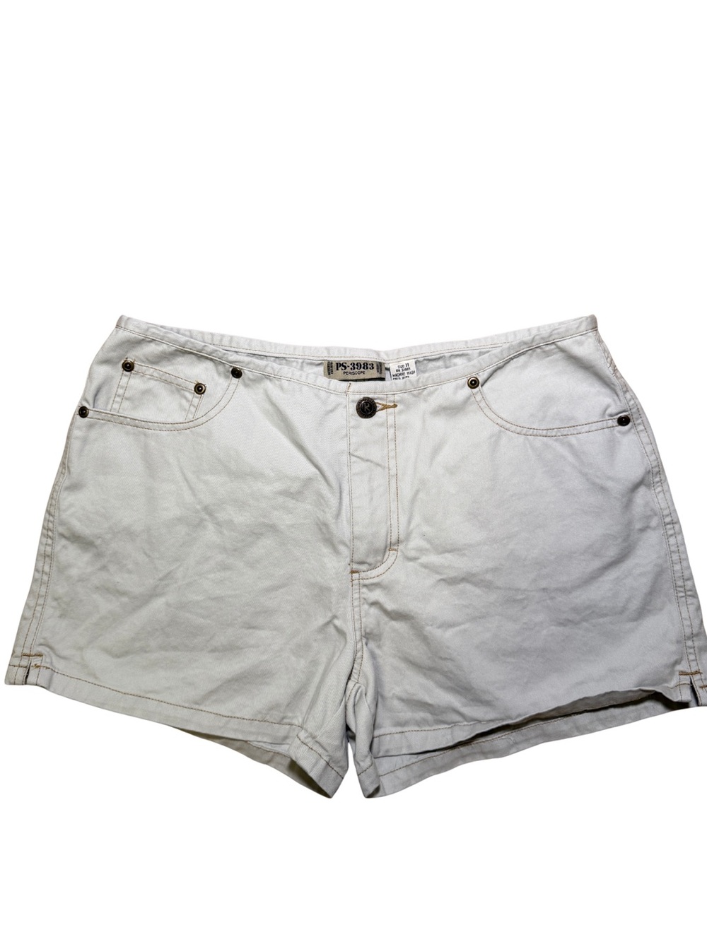 Vintage Y2K Periscope Low Rise Light Wash Denim Shorts Size 11